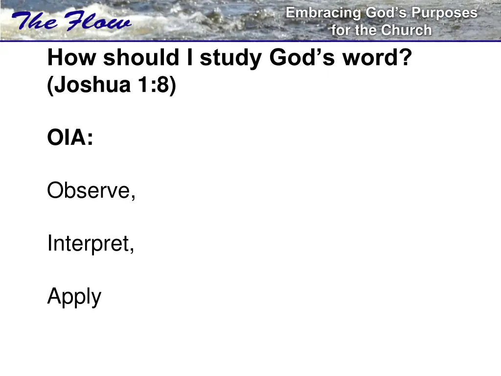 embracing god s purposes for the church 4