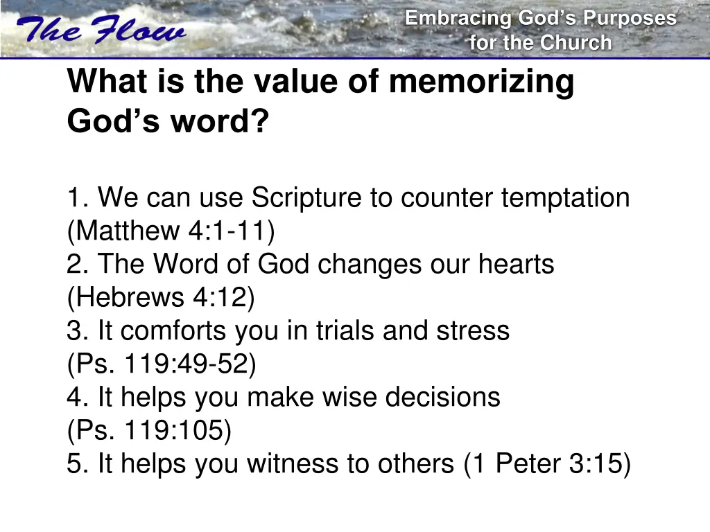 embracing god s purposes for the church 6