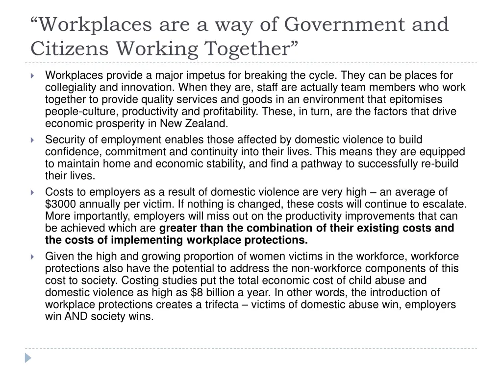 workplaces are a way of government and citizens