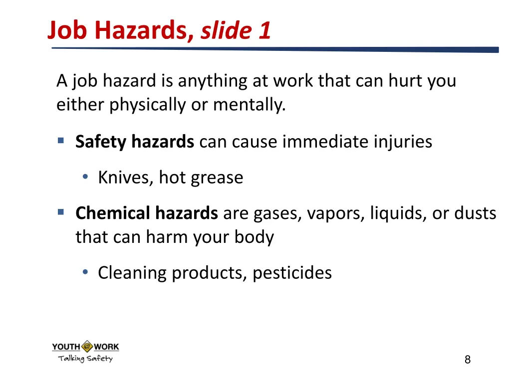 job hazards slide 1