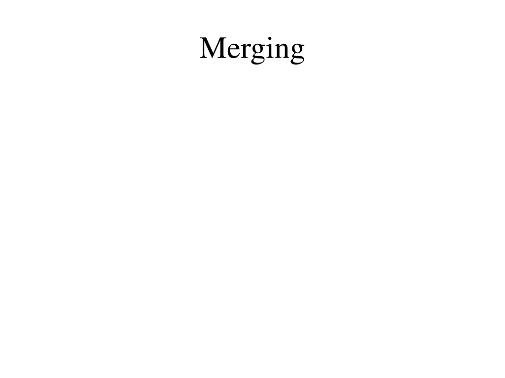 merging