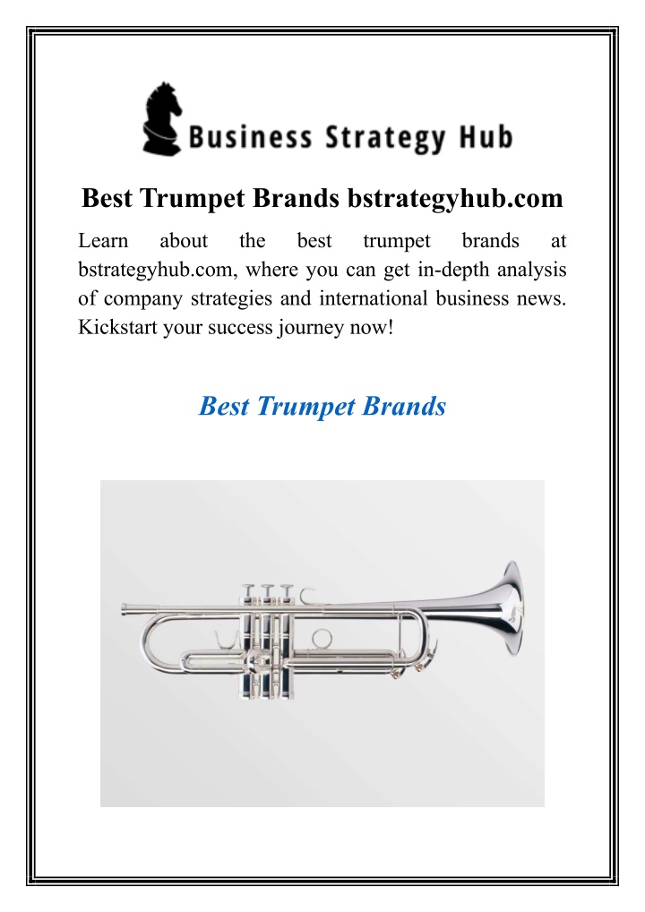 best trumpet brands bstrategyhub com