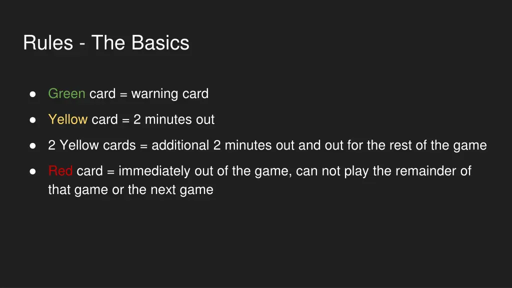 rules the basics 1