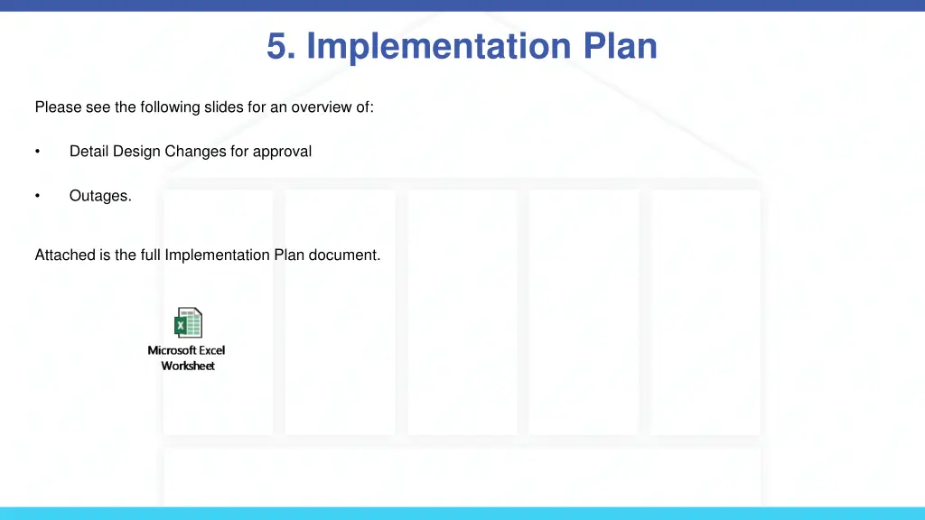5 implementation plan