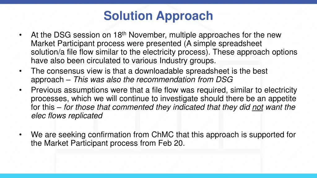 solution approach