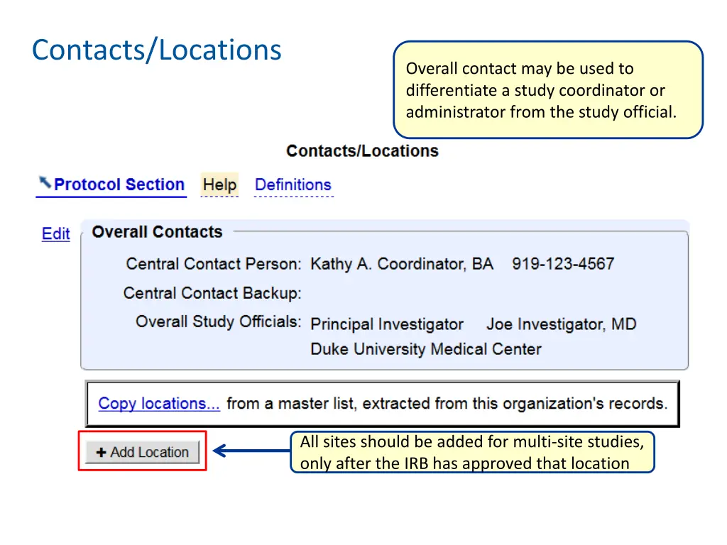 contacts locations 1