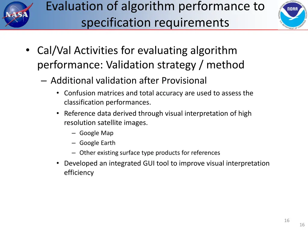 evaluation of algorithm performance 3