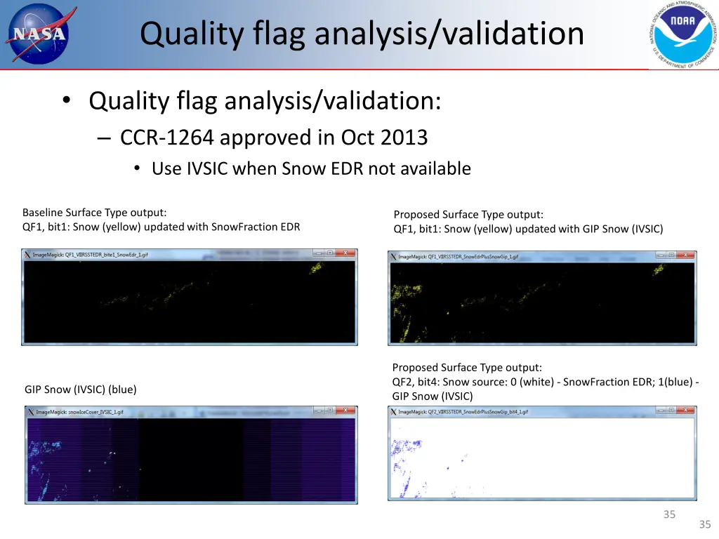 quality flag analysis validation 9