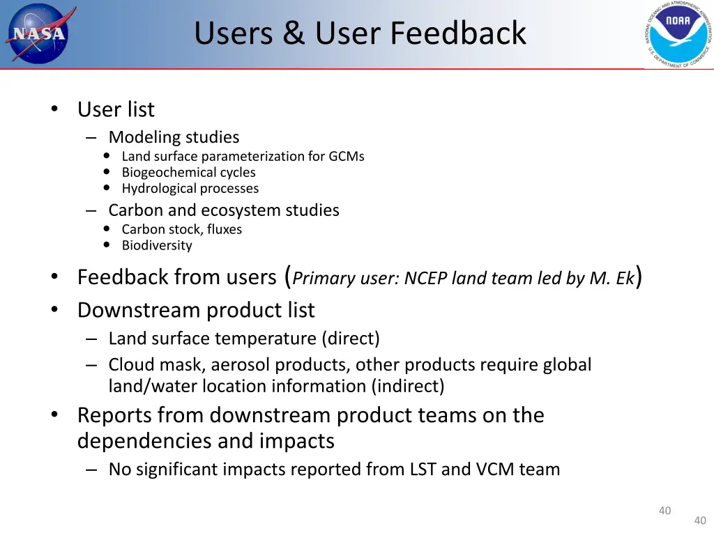 users user feedback