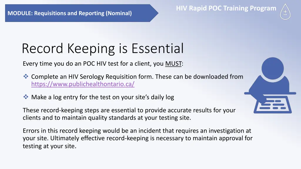 hiv rapid poc training program 1