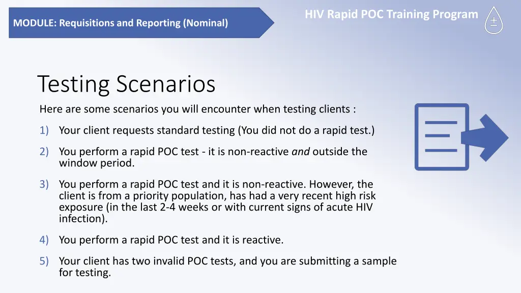 hiv rapid poc training program 10