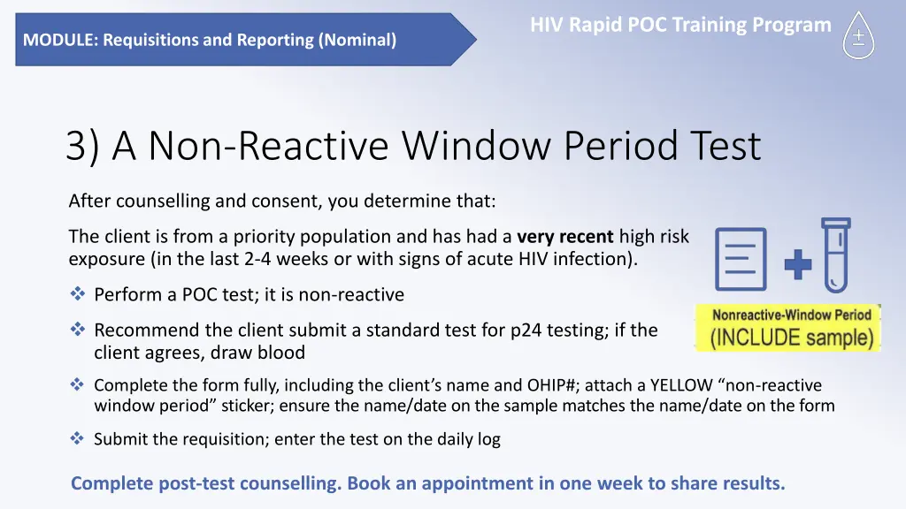 hiv rapid poc training program 13