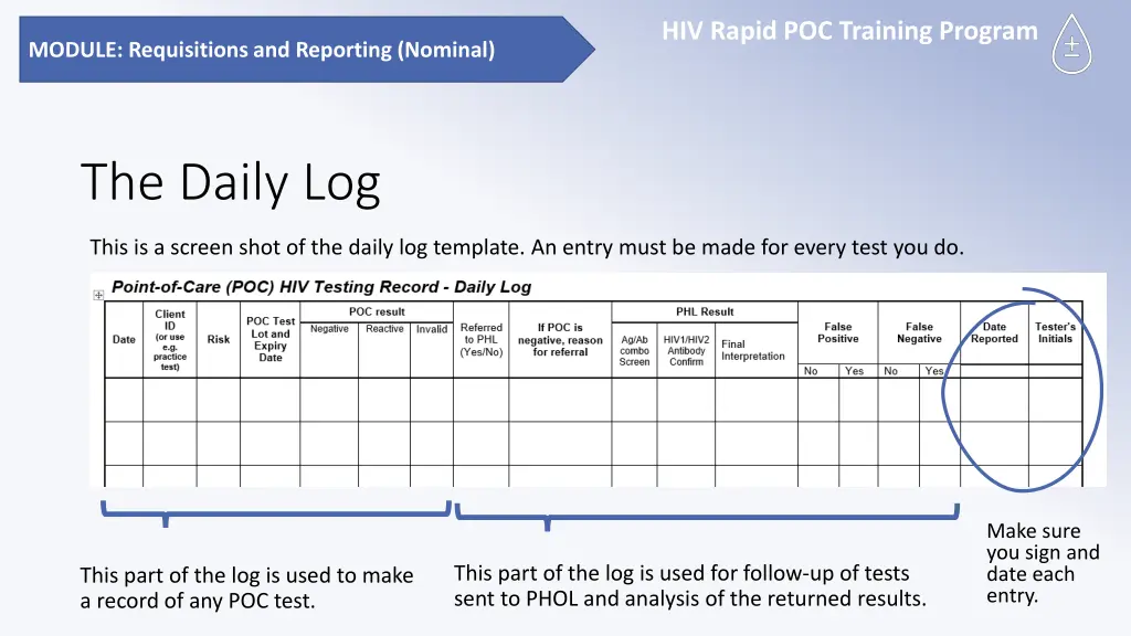 hiv rapid poc training program 18
