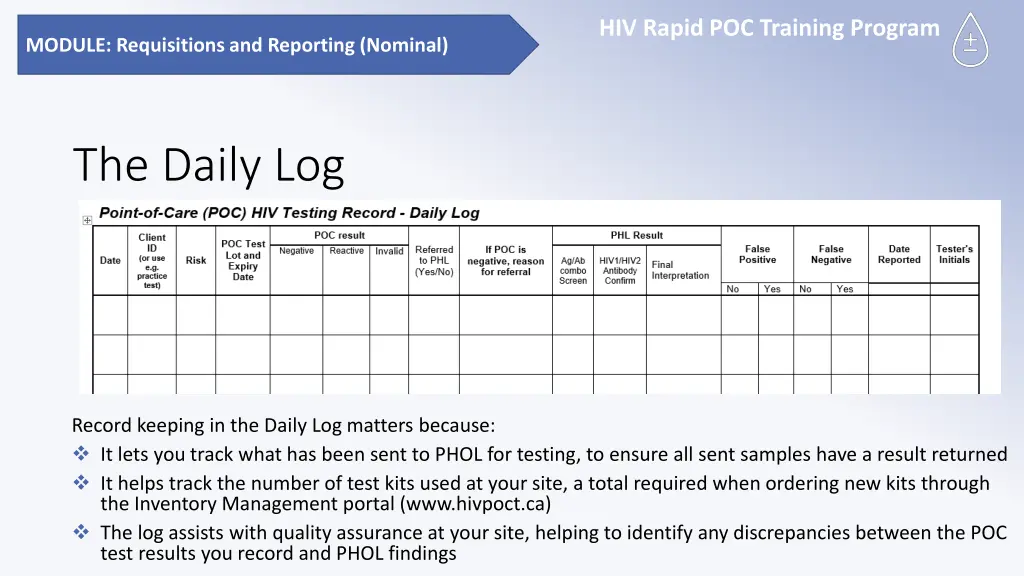 hiv rapid poc training program 21
