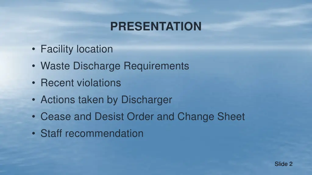presentation