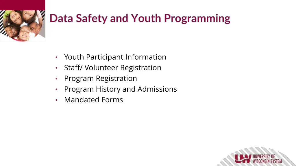 data safety and youth programming