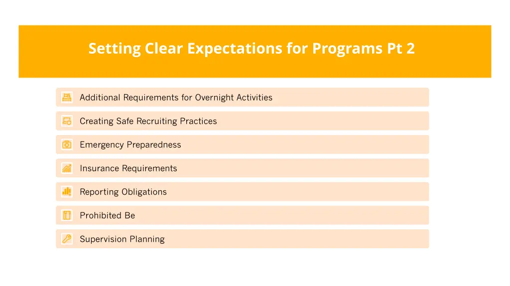 setting clear expectations for programs pt 2