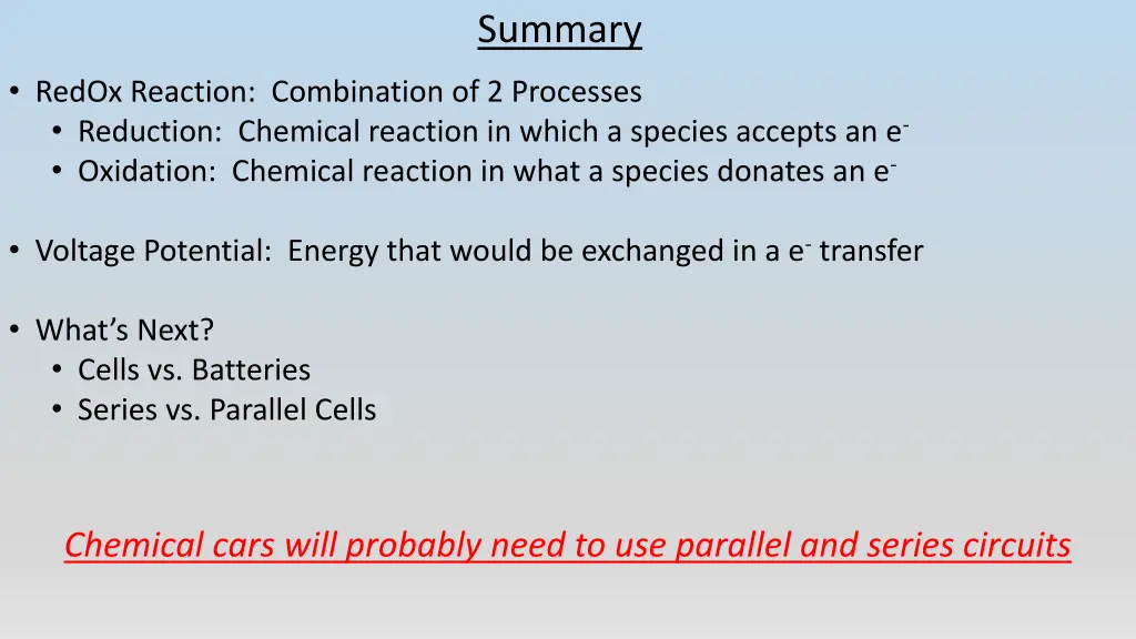 summary