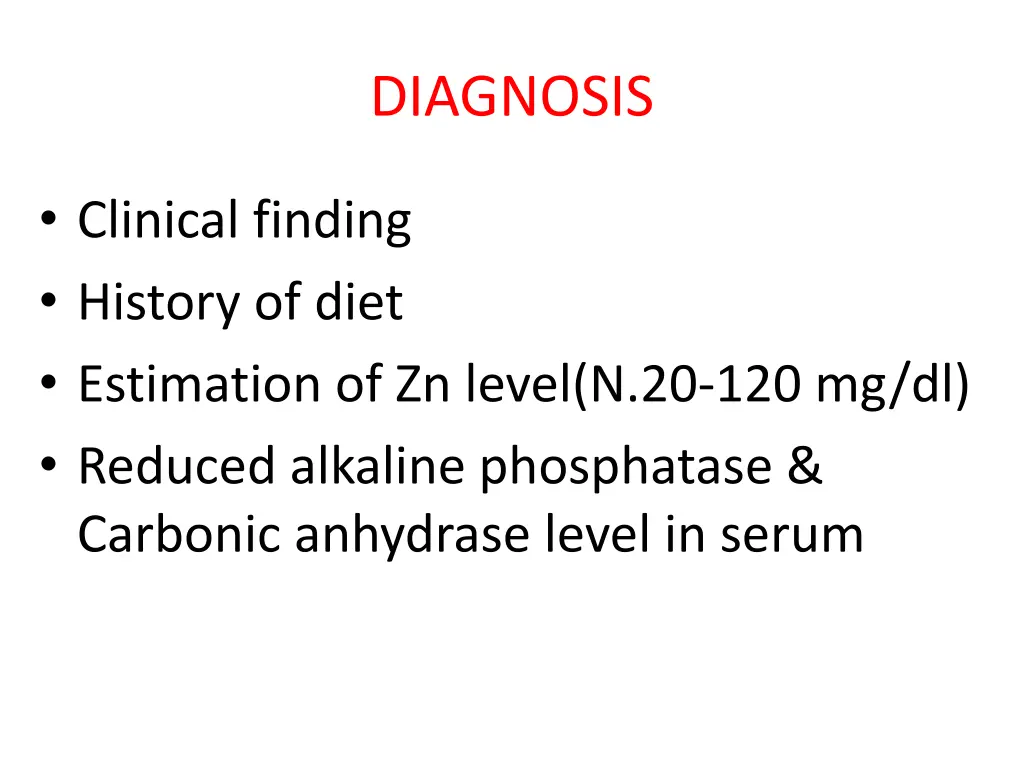 diagnosis