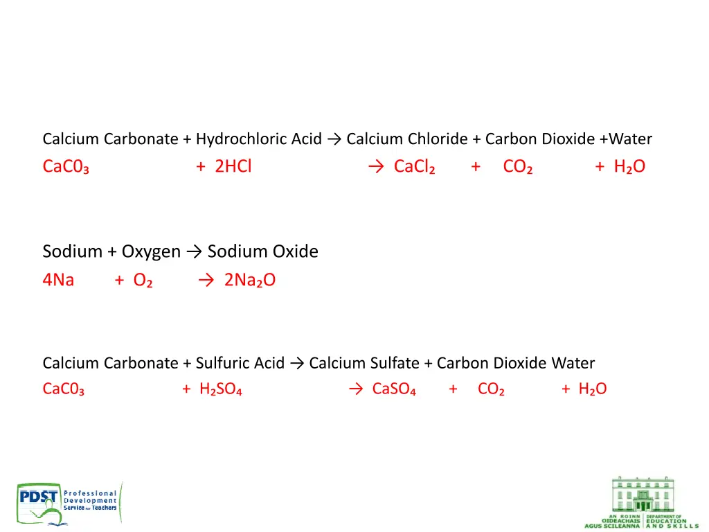 calcium carbonate hydrochloric acid calcium 1