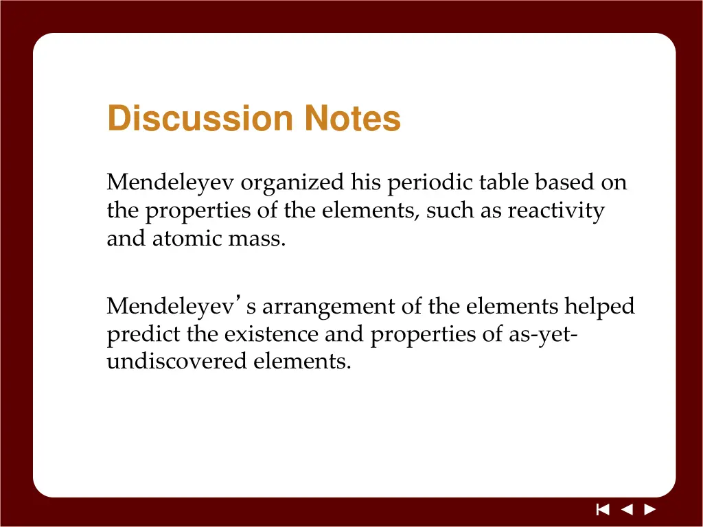 discussion notes