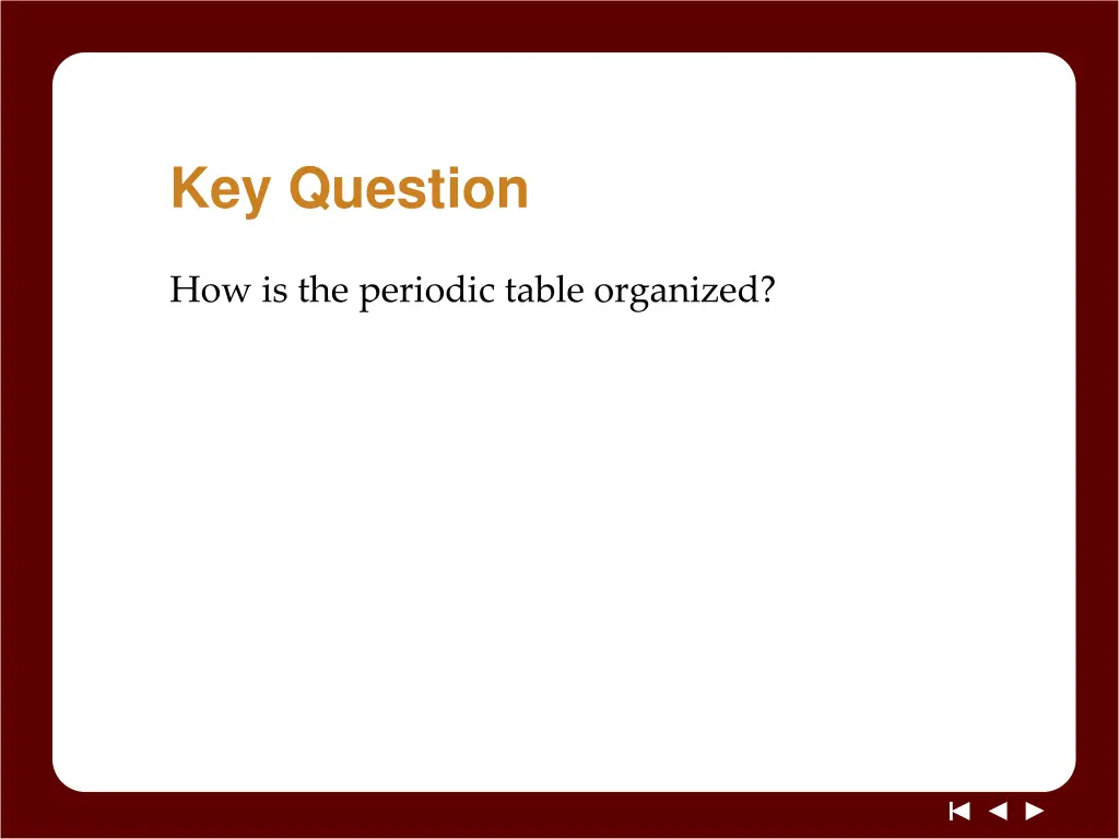 key question