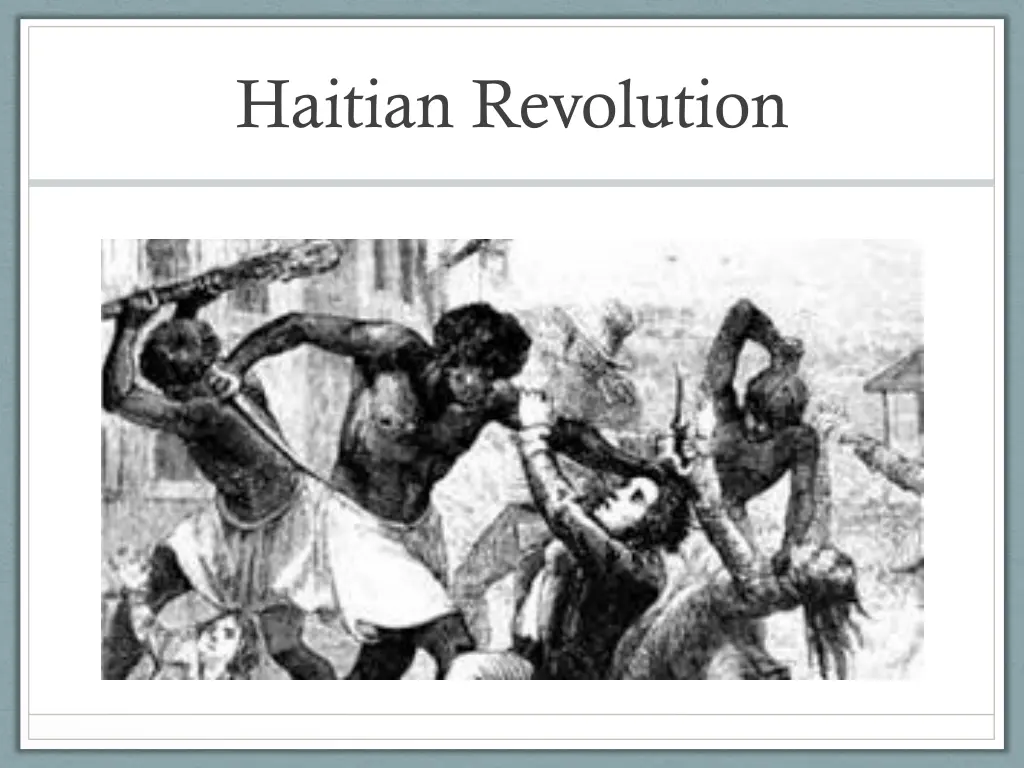 haitian revolution