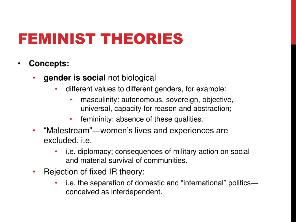 feminist theories 1