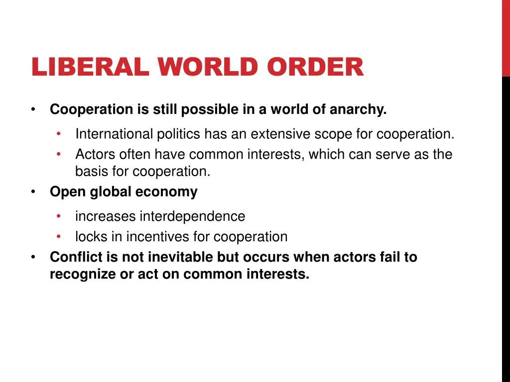 liberal world order