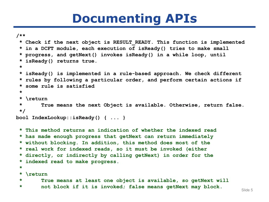 documenting apis