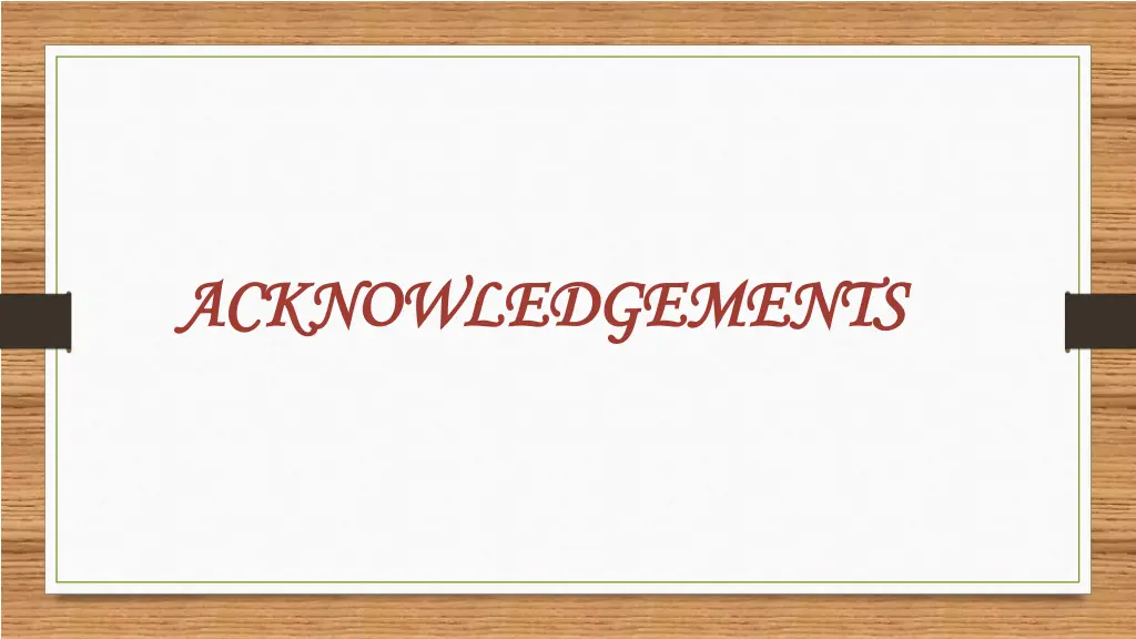 acknowledgements acknowledgements