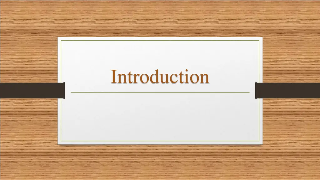 introduction