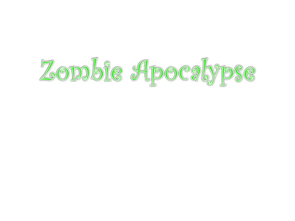 zombie apocalypse zombie apocalypse