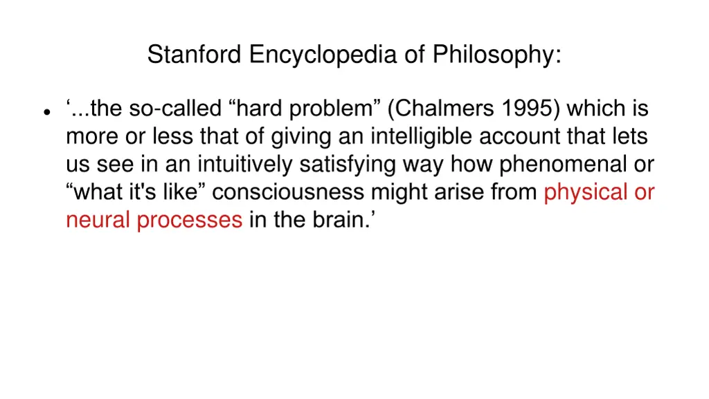 stanford encyclopedia of philosophy 2