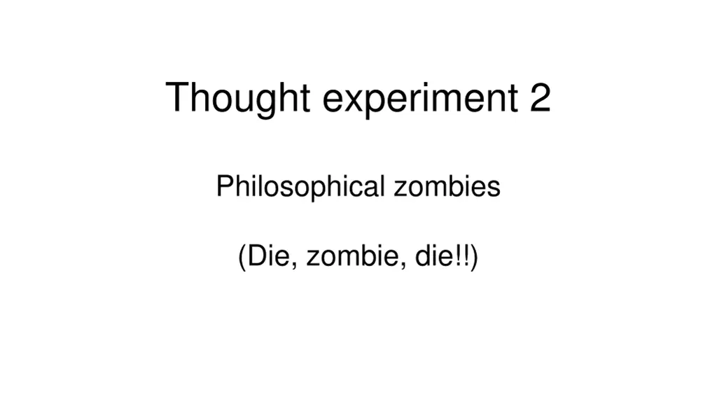 thought experiment 2 1