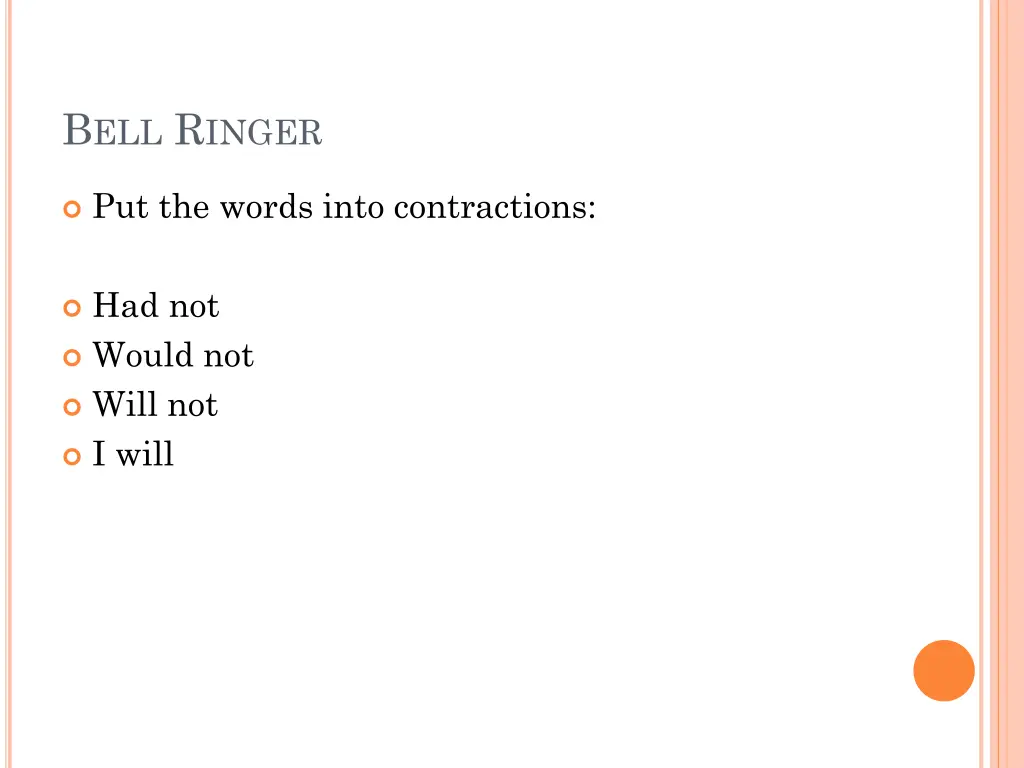 b ell r inger 1