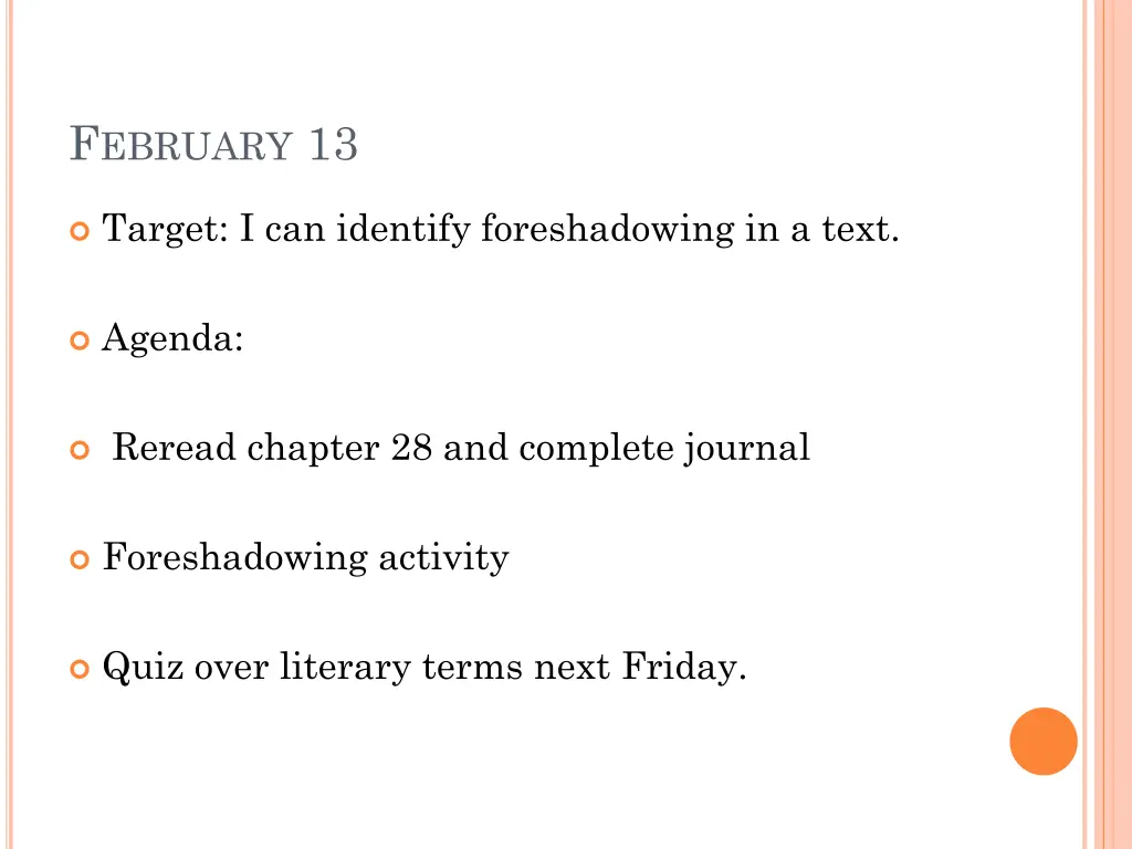 f ebruary 13