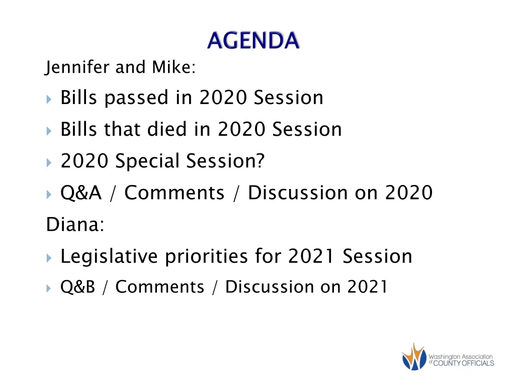 jennifer and mike bills passed in 2020 session