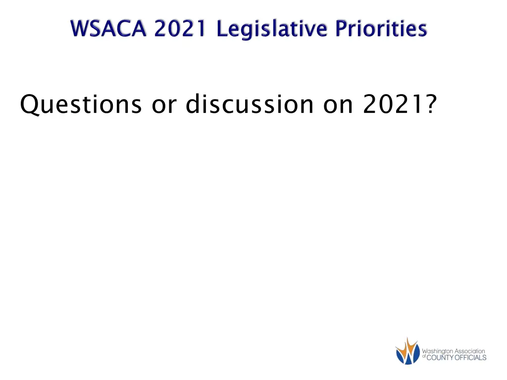 questions or discussion on 2021
