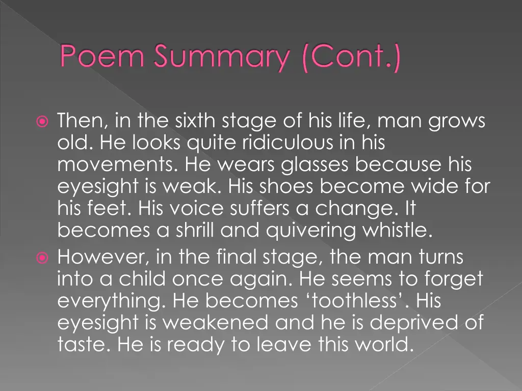 poem summary cont 3