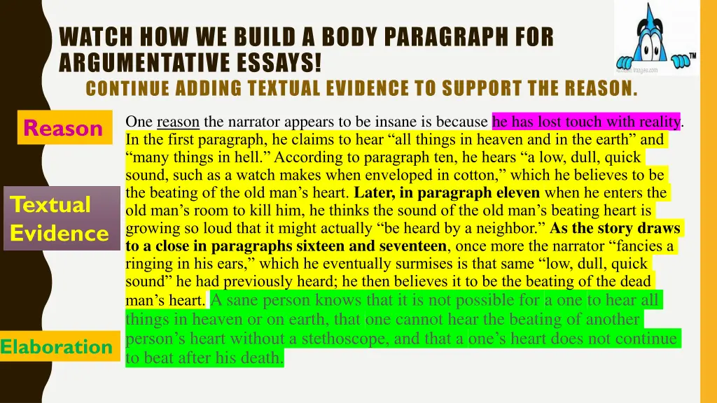 watch how we build a body paragraph 6