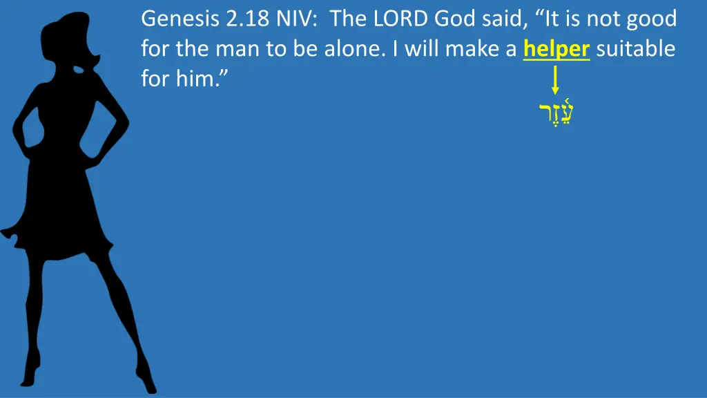 genesis 2 18 niv the lord god said it is not good 1