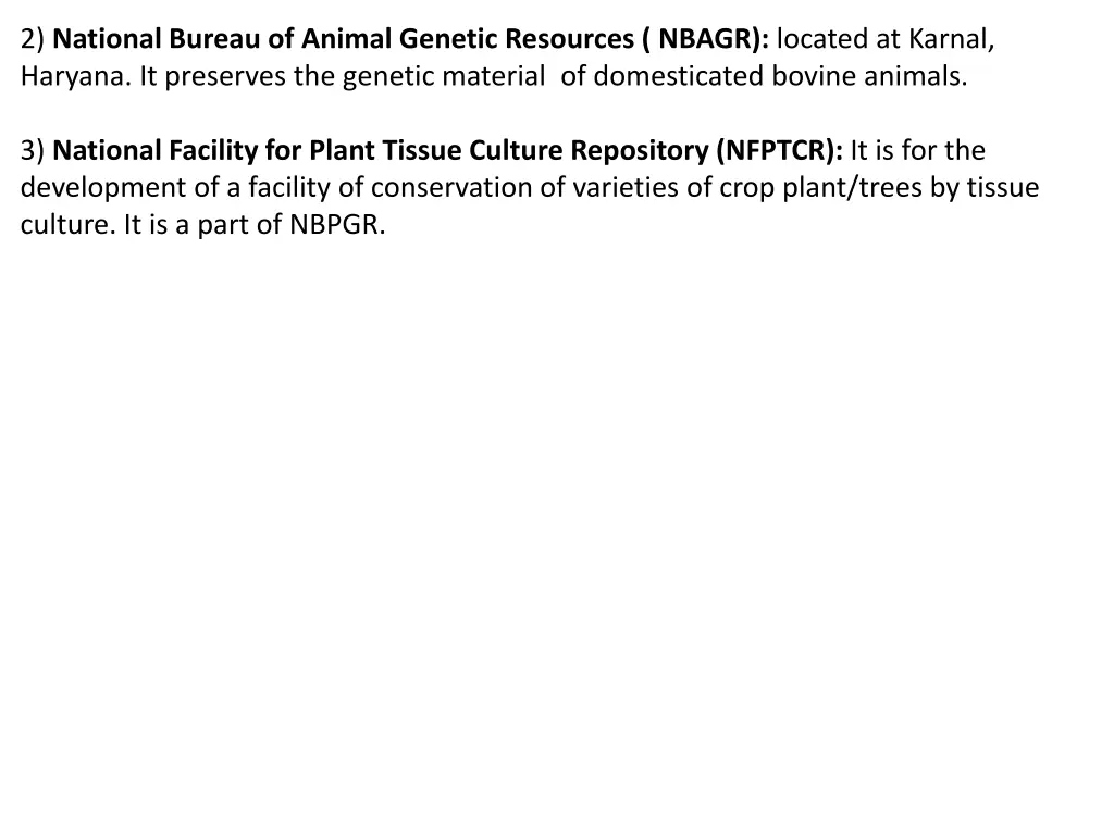 2 national bureau of animal genetic resources
