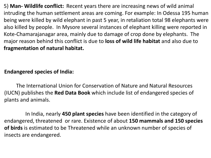 5 man wildlife conflict recent years there