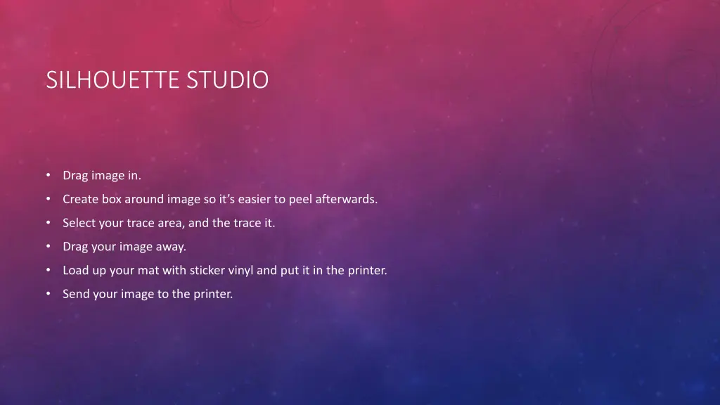 silhouette studio