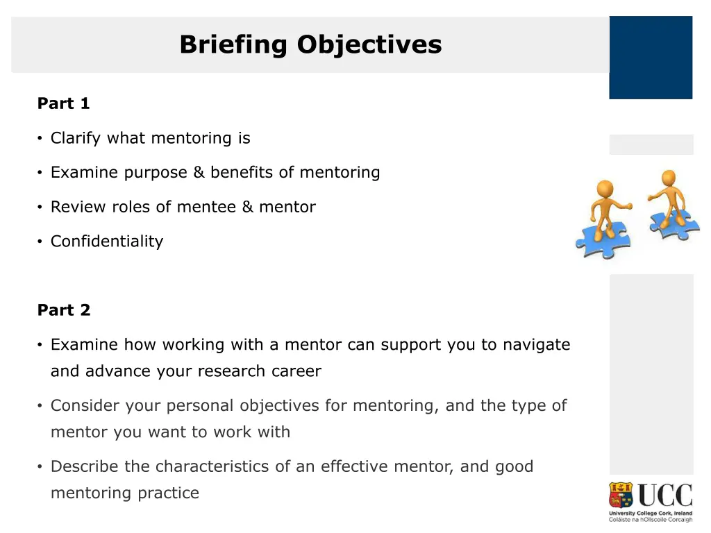 briefing objectives