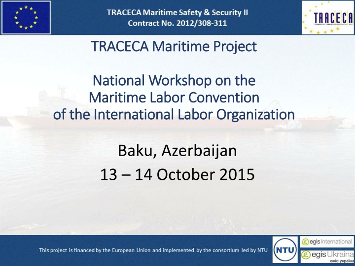traceca maritime project traceca maritime project