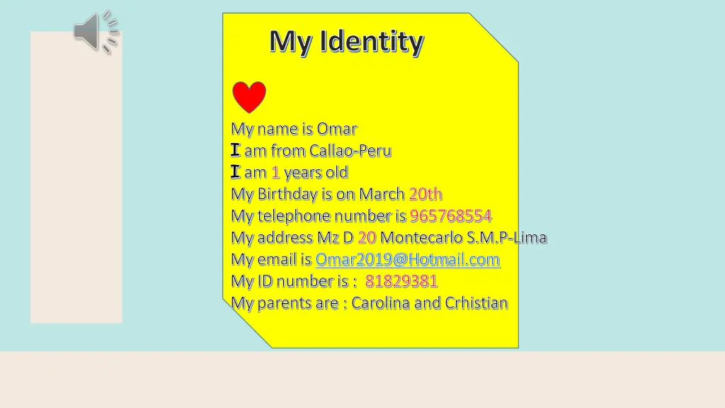 my identity