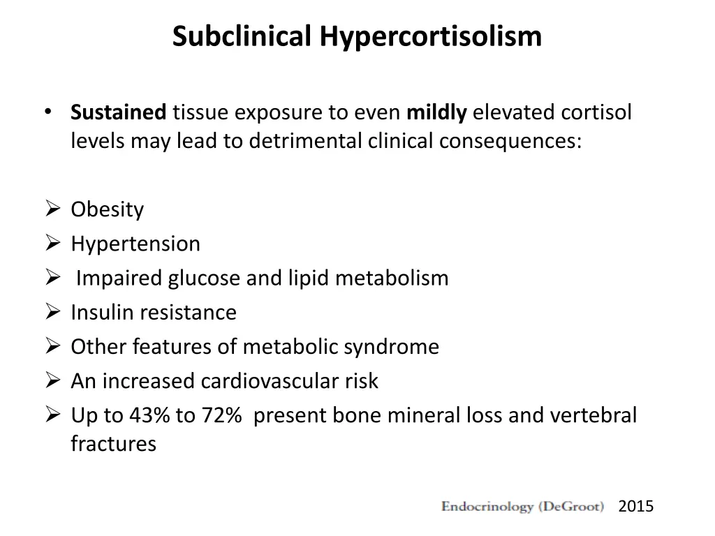 subclinical hypercortisolism