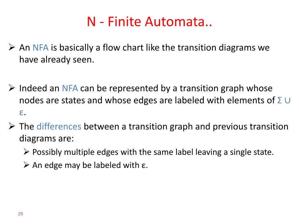 n finite automata 1